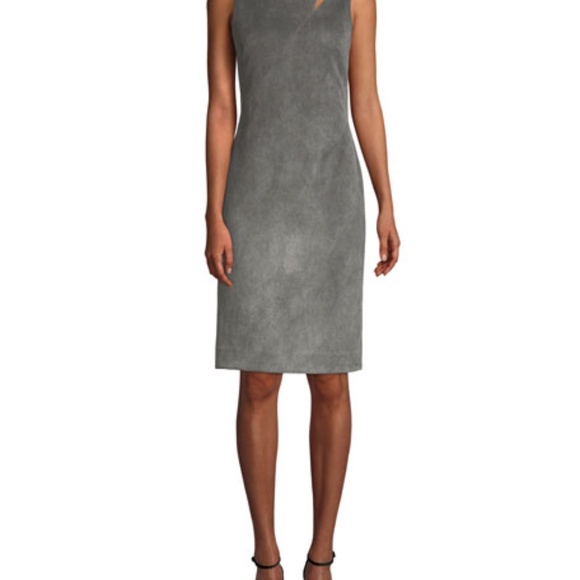 Milly Gray Suede Dress (0) - Picture 1 of 7